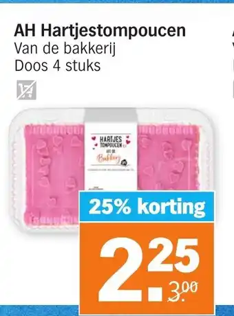 Albert Heijn AH Hartjestompoucen aanbieding