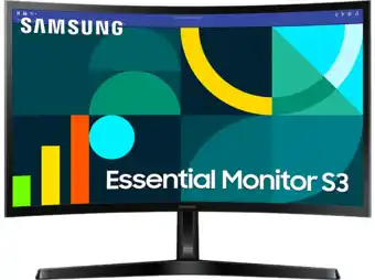 MediaMarkt Samsung Ls27d366gauxen Essential Monitor S3 - 27 Inch 1920 X 1080 (full Hd) Va-paneel aanbieding