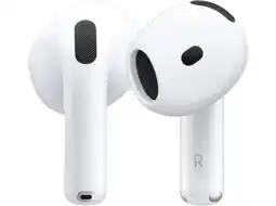 MediaMarkt Apple Airpods 4 Draadloze Oordopjes + Oplaadcase Wit aanbieding
