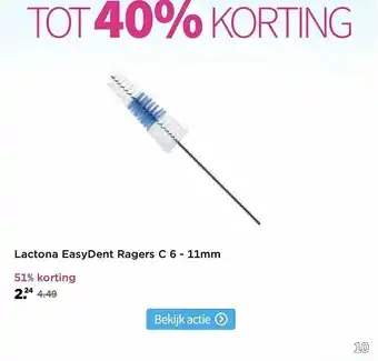 Plein.nl Lactona EasyDent Ragers C 6 - 11mm Tot 40% Korting aanbieding