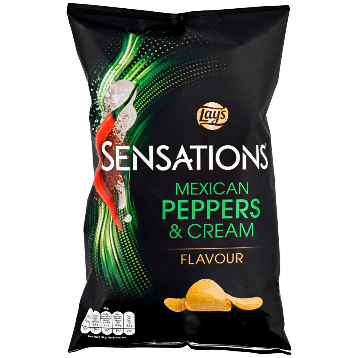 Lay's Sensations Mexican peppers & cream aanbieding bij Action