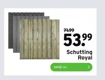 GAMMA Schutting royal aanbieding