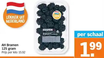 Albert Heijn AH Bramen 125g aanbieding