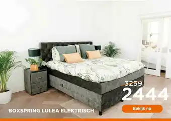 TotaalBED Boxspring Lulea Elektrisch aanbieding