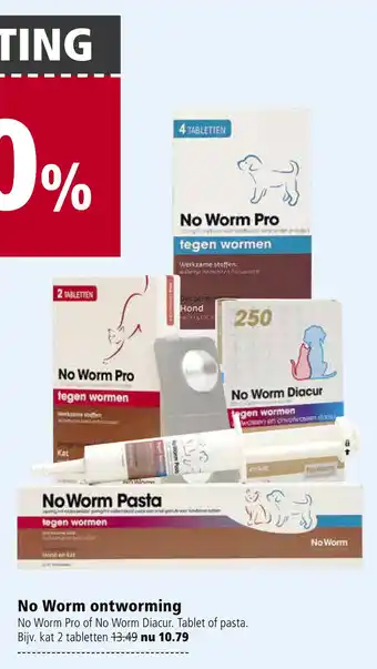 Welkoop No worm ontworming aanbieding