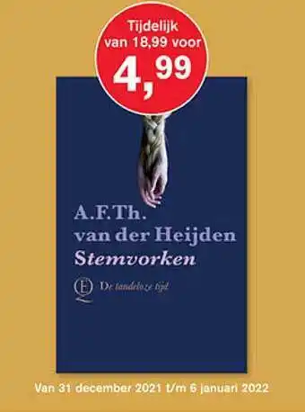 Libris A.F.Th. Van Der Heijden Stemvorken aanbieding