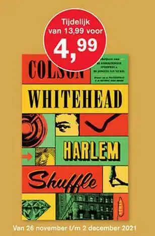 Libris Colson Whitehead Harlem Shuffle aanbieding