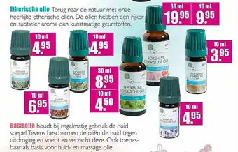 Gezond & Wel Etherische Olie Of Basisolie aanbieding