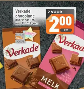 Dagwinkel Verkade Chocolade aanbieding