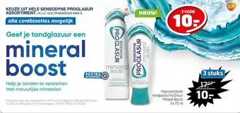 Trekpleister Sensodyne Proglasur Mineral Boost Tandpasta aanbieding