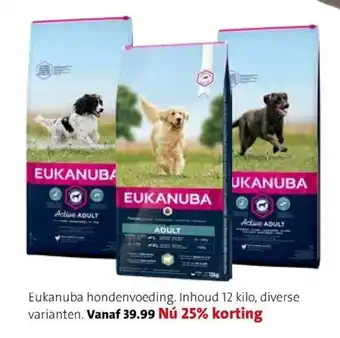 Intratuin Eukanuba Hondenvoeding 12kg aanbieding