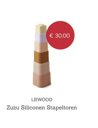 Baby Plus LIEWOOD Zuzu Siliconen Stapeltoren aanbieding