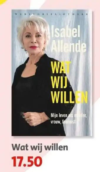 Bruna Isabel Allende Wat wij willen aanbieding