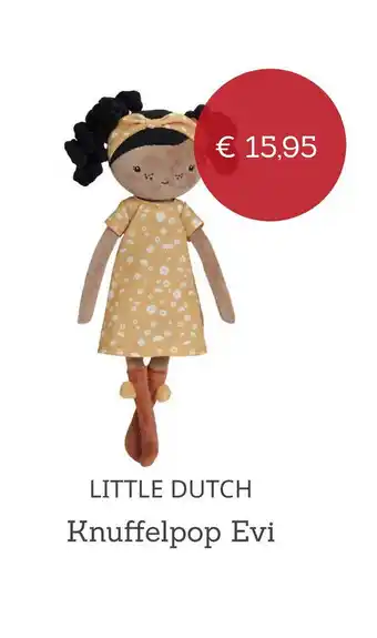 Baby Plus LITTLE DUTCH Knuffelpop Evi aanbieding