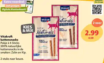 Maxi Zoo Vitakraft kattensnacks aanbieding