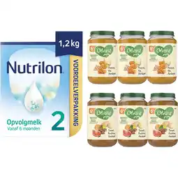 Albert Heijn Nutrilon Olvarit opvolgmelk 6+m combo pakket aanbieding