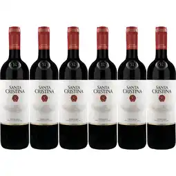 Albert Heijn Antinori Santa cristina toscana rosso 6-pack aanbieding