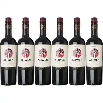 Albert Heijn Aliwen Cabernet sauvignon syrah reserva 6-pack aanbieding