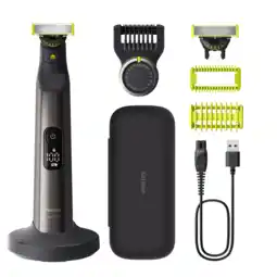 MediaMarkt Philips Oneblade Pro 360 Face + Body Qp6652/61 Multigroomer Chroom aanbieding