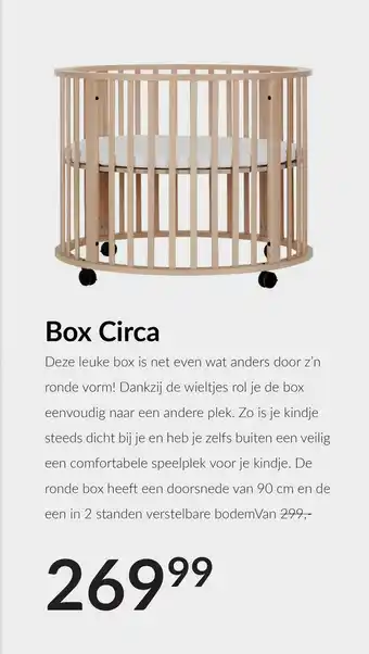 Babypark Box Circa aanbieding