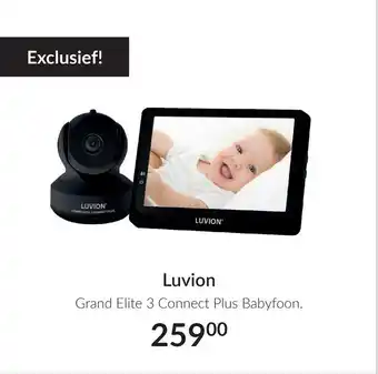 Babypark Luvion Grand Elite 3 Connect Plus Babyfoon aanbieding