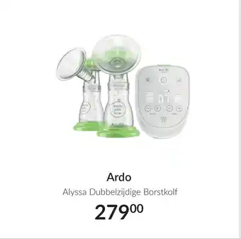 Babypark Ardo Alyssa Dubbelzijdige Borstkolf aanbieding