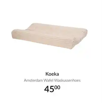 Babypark Koeka Amsterdam VWafel Waskussenhoes aanbieding