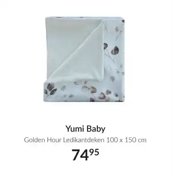 Babypark Yumi Baby Golden Hour Ledikantdeken 100 x 150 cm aanbieding