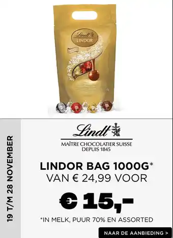 Batavia Stad Lindor Bag 1000G* aanbieding