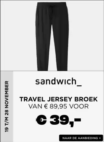 Batavia Stad Sandwich Travel Jersey Broek aanbieding