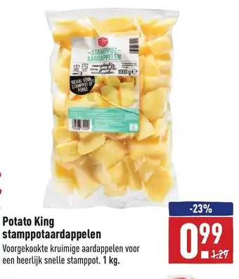 ALDI Potato King stamppotaardappelen 1kg aanbieding