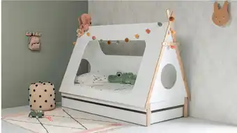 Babypark Tipi bed wit aanbieding