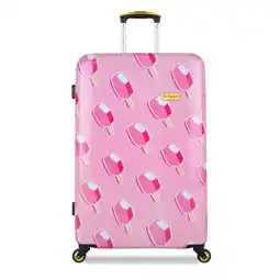 ANWB Bhppy Ice on Holiday Reiskoffer 76cm Roze aanbieding