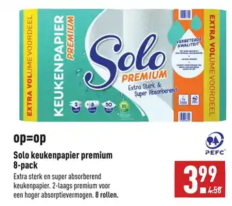 ALDI Solo keukenpapier premium 8-pack aanbieding