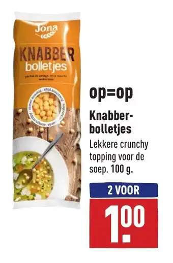 ALDI Knabberbolletjes 100g aanbieding