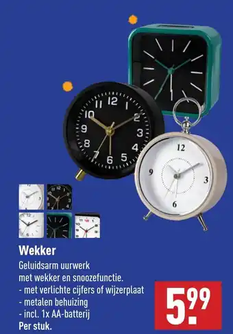 ALDI Wekker aanbieding