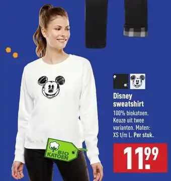 ALDI Disney swearshirt aanbieding