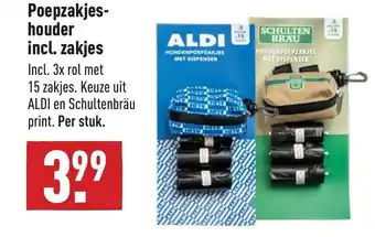 ALDI Poepzakjes- houder incl. zakjes aanbieding