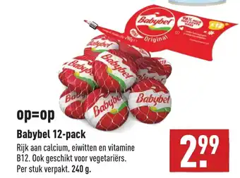 ALDI Babybel 12-pack 240g aanbieding