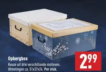 ALDI Opbergbox aanbieding