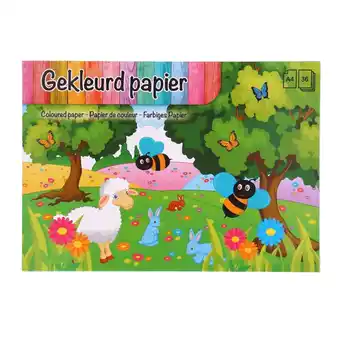 Top1Toys Knutselpapier A4 Gekleurd 36 Vellen aanbieding