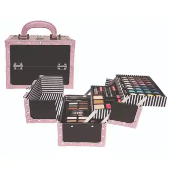 Top1Toys Casuelle MaKe-Up Koffer 3D Glitter-Pink Print aanbieding