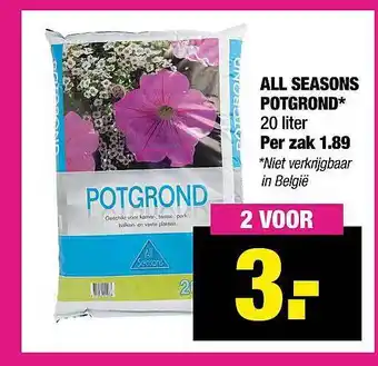 Big Bazar All Seasons Potgrond aanbieding