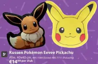 Top1Toys Kussen Pokémon Eevee Pickachu aanbieding