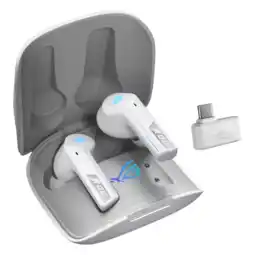 MediaMarkt Asus Rog Cetra True Wireless Speednova Draadloze Oortjes Wit aanbieding