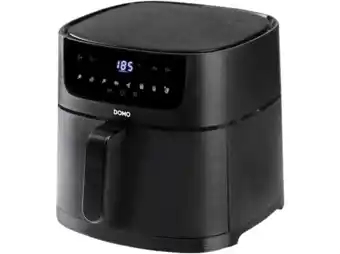 MediaMarkt Domo Airfryer - 8 L 1800 W Heteluchtfriteuse Zwart aanbieding