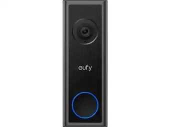 MediaMarkt Eufy C31 Met Sd-kaart 2k Video Deurbel Zwart aanbieding