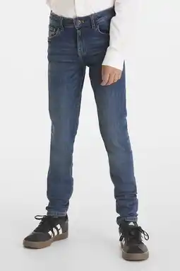 Wehkamp anytime skinny jeans blauw / zwarte denim aanbieding
