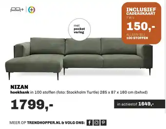 Trendhopper Bank Nizan aanbieding