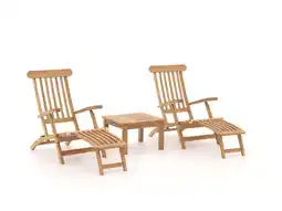 Kees Smit Sunyard Country/Wales 60cm deckchair set 3-delig aanbieding